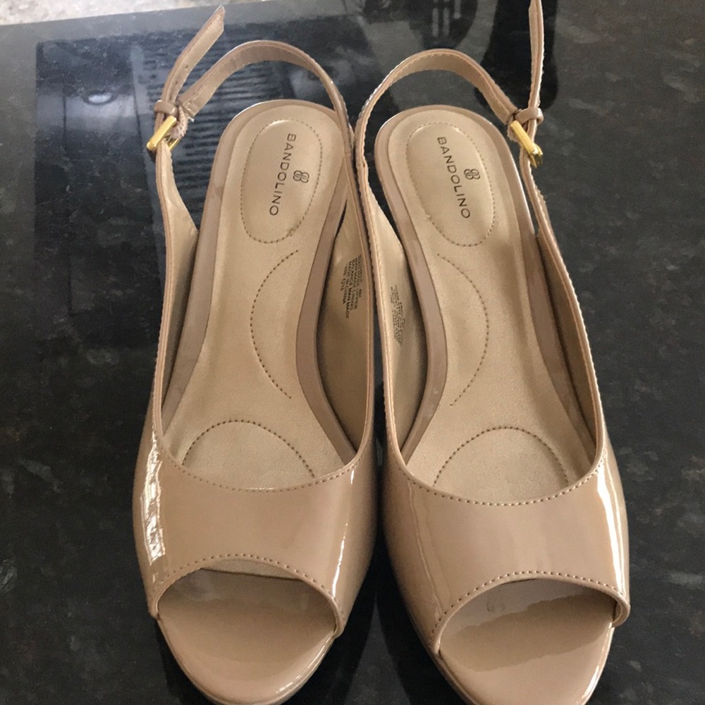 Ladies open toe heels